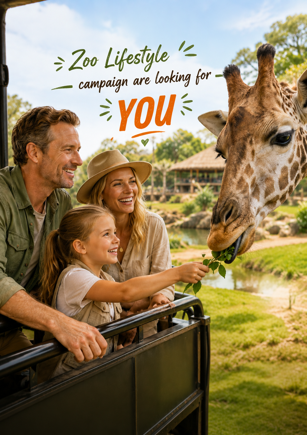 Exciting Zoo Lifestyle Commercial Campaign in Al Ain (Western Cast needed) poster
